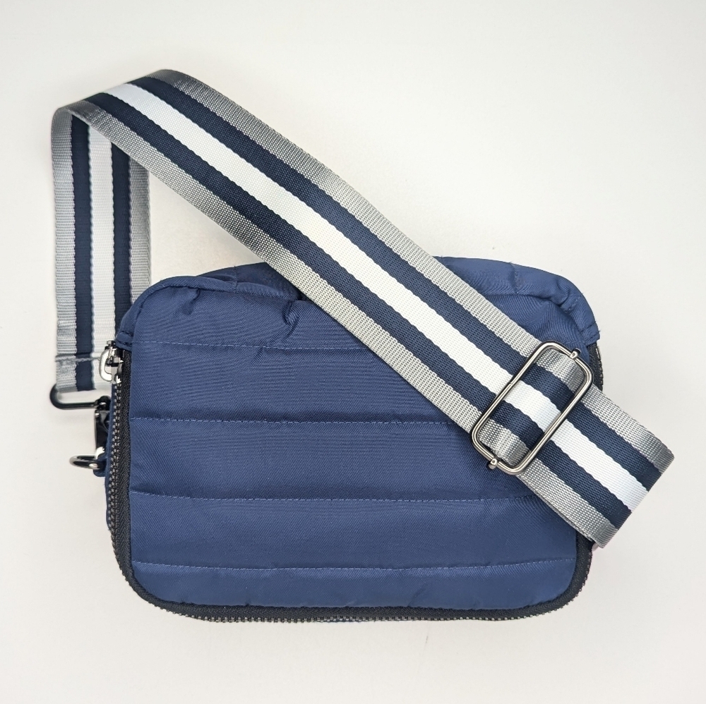 Think Rolyn The Diva Small Double Zip Hip Pack Bum Bag Blue